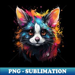 Sugar Glider Rainbow - Signature Sublimation PNG File - Perfect for Sublimation Mastery
