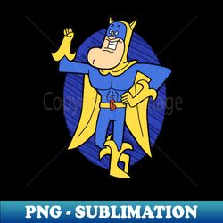 Bananaman Cartoon - Vintage Sublimation PNG Download - Vibrant and Eye-Catching Typography