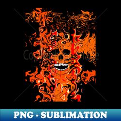 HALLOWEEN INFERNO - PNG Transparent Sublimation Design - Perfect for Personalization