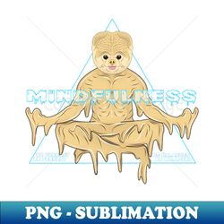 meditation cute puppy - PNG Transparent Sublimation File - Bring Your Designs to Life
