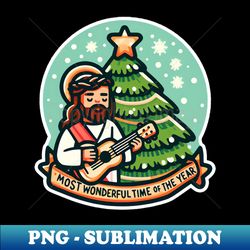 Most Wonderful Time Of The Year - Vintage Sublimation PNG Download - Stunning Sublimation Graphics
