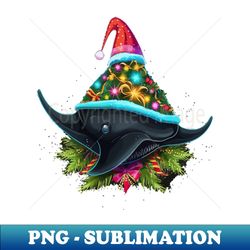 Stingray Christmas - PNG Sublimation Digital Download - Add a Festive Touch to Every Day