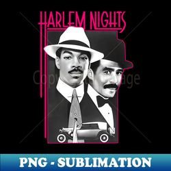 Harlem Black Pink Night - Signature Sublimation PNG File - Bring Your Designs to Life