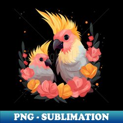 Cockatiel Mothers Day - PNG Sublimation Digital Download - Fashionable and Fearless
