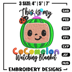 Cocomelon Logo Embroidery design, Cocomelon Embroidery, logo design, Embroidery File, logo shirt, Digital download.