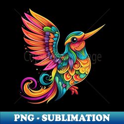 Hummingbird Smiling - PNG Transparent Sublimation File - Transform Your Sublimation Creations