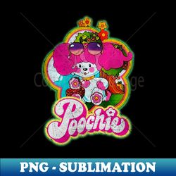 Poochie 80s - Exclusive Sublimation Digital File - Capture Imagination with Every Detail