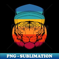vintage tiger hat - high-resolution png sublimation file - unleash your creativity
