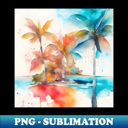 palm beach painting artwork - PNG Transparent Sublimation Design - Fashionable and Fearless