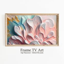 Abstract Samsung Frame TV Art, Art For Frame Tv, Spring Abstract Oil Painting, Digital Download-3.jpg