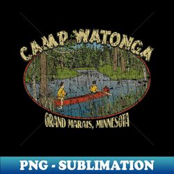 Camp Watonga 1956 - Sublimation-Ready PNG File - Bold & Eye-catching