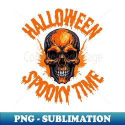 Halloween t-shirt spooky time - Decorative Sublimation PNG File - Create with Confidence