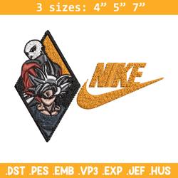 Dragonball Nike Embroidery design, Dragonball Embroidery, Nike design, Embroidery file, anime shirt, Instant download.