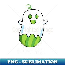 Boo-cumber Funny Ghost Cucumber Pun - Vintage Sublimation PNG Download - Bring Your Designs to Life