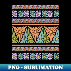 Colorful Flower Seamless Pattern - Exclusive PNG Sublimation Download - Bold & Eye-catching