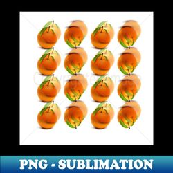 orange fruit  pattern - instant sublimation digital download - vibrant and eye-catching typography