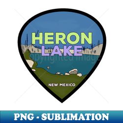 Heron Lake New Mexico - PNG Sublimation Digital Download - Instantly Transform Your Sublimation Projects