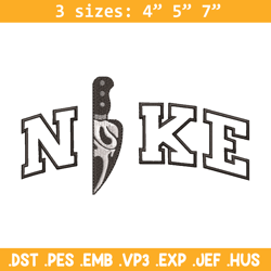 Ghostface knife embroidery design, Ghostface knife embroidery, Nike design, Logo shirt, logo shirt, digital download