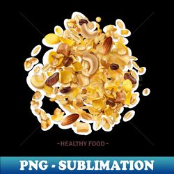Healthy Food - Unique Sublimation PNG Download - Vibrant and Eye-Catching Typography