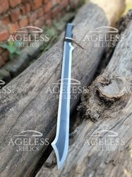 black machete blade from fantasy fully customized for practice