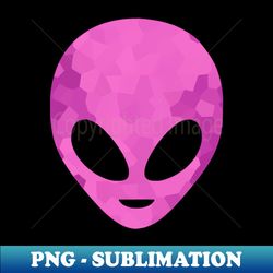 PURPLE Alien Head - Signature Sublimation PNG File - Spice Up Your Sublimation Projects