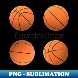 Basketball Lovers Basketballs Pattern for Fans and Players Purple Background - Instant Sublimation Digital Download - Stunning Sublimation Graphics