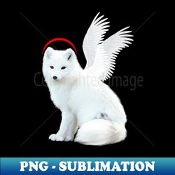 Angel Fox - Modern Sublimation PNG File - Bold & Eye-catching