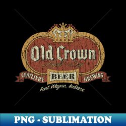 Old Crown Beer 1933 - Special Edition Sublimation PNG File - Revolutionize Your Designs
