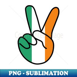 Ireland Flag V Sign - Premium PNG Sublimation File - Perfect for Sublimation Mastery