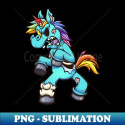 Unicorn Zombie - Creative Sublimation PNG Download - Perfect for Sublimation Art