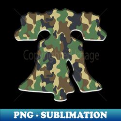 Philadelphia Liberty Bell Military Green Philly Fan Service Member - Exclusive Sublimation Digital File - Enhance Your Apparel with Stunning Detail