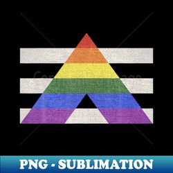 Lgbt gay pride ally flag lgbt ally - Artistic Sublimation Digital File - Fashionable and Fearless