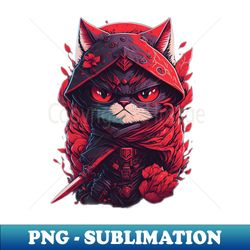 Ninja Cat - Elegant Sublimation PNG Download - Bold & Eye-catching