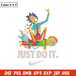 Just do it cartoon Nike Embroidery design, Cartoon Embroidery, Nike design, Embroidery file, Instant download.