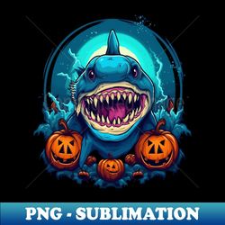 Shark Halloween - High-Quality PNG Sublimation Download - Spice Up Your Sublimation Projects