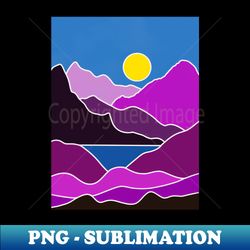 Sunshine Landscape - Premium Sublimation Digital Download - Capture Imagination with Every Detail