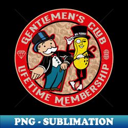 Gentlemens Club Member - Sublimation-Ready PNG File - Perfect for Sublimation Mastery