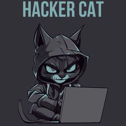 Hacker Cat in PNG.JPG.SVG.PDF