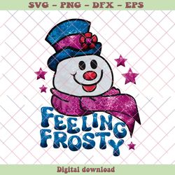 Feeling Frosty Faux Sparkling Glitter PNG Download File