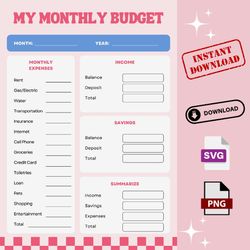 Pink Blue Bold Monthly Budget Planner svg.png