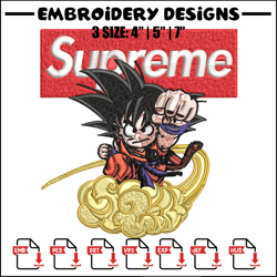 Son Goku Dragon Ball Supreme Embroidery design, Dragon Ball Embroidery, anime design, Embroidery File, Instant download.