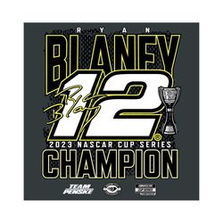 Congrats Ryan Blaney 12 NASCAR Cup Series Champion SVG