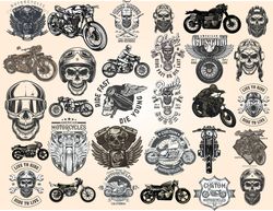 Motorcycle SVG Bundle, Biker Svg, Motor Bike Sayings and Quotes, Motorcycle Tshirt Design Bundle 10