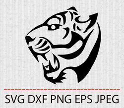TIGER SVG TIGER PNG TIGER Cricut TIGER design Template Stencil Vinyl Decal TIGER Tshirt Tranfer Iron on