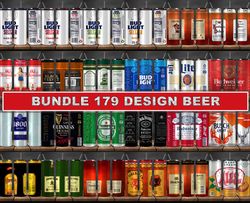 Bundle 179 Design Beer, Tumbler Bundle Design, Sublimation Tumbler Bundle, 20oz Skinny Tumbler 29