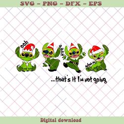 Thats It Im Not Going Disney Stitch Christmas SVG File