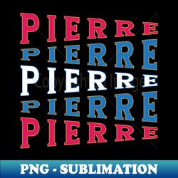 TEXT ART USA PIERRE - Exclusive PNG Sublimation Download - Spice Up Your Sublimation Projects