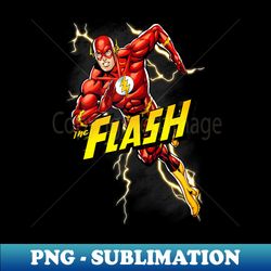 The Flash Bolt Run - Artistic Sublimation Digital File - Vibrant and Eye-Catching Typography