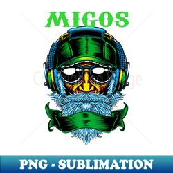 MIGOS RAPPER ARTIST - PNG Transparent Sublimation Design - Vibrant and Eye-Catching Typography