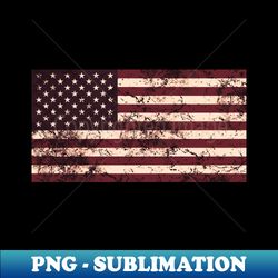 Vintage American Flag - Exclusive PNG Sublimation Download - Bold & Eye-catching
